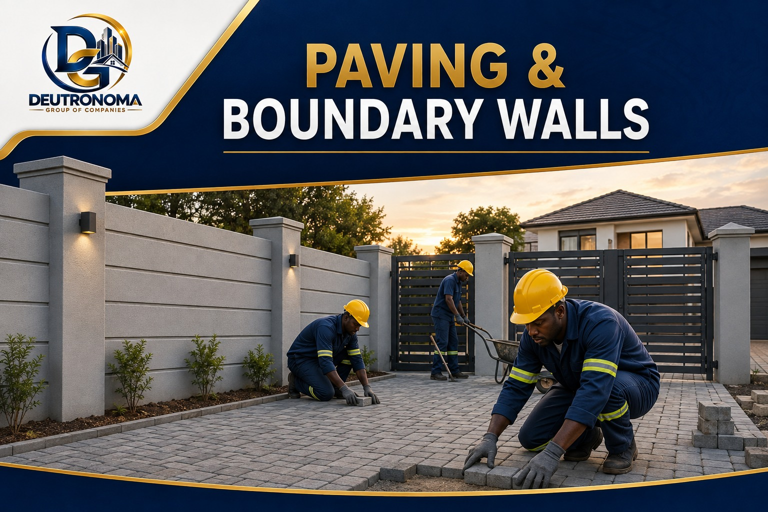 Paving and boundary walls service